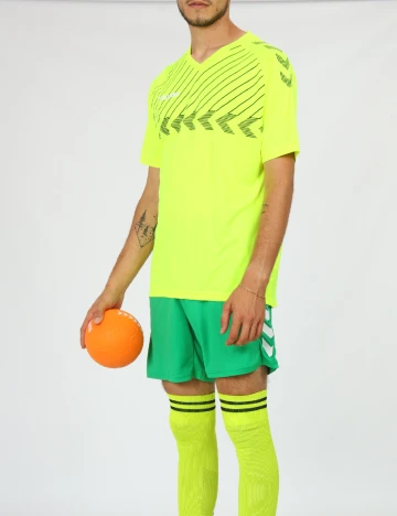 Tricou Hummel, verde neon