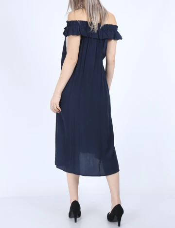 Rochie medie Fransa, bleumarin