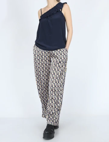 Bluza Fransa, bleumarin Albastru