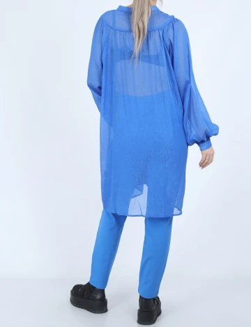 Camasa Oversize Fransa, albastru Albastru