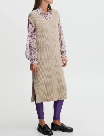 Rochie medie b.young, bej