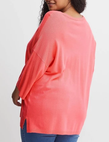 Bluza Fransa Curve, roz Roz