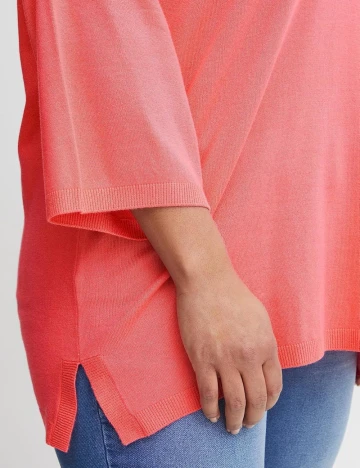 Bluza Fransa Curve, roz Roz