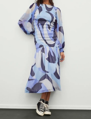 
						Rochie medie NA-KD, albastru