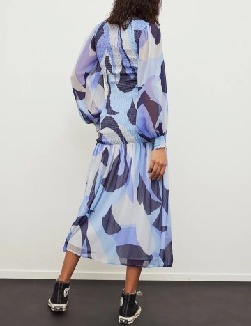 Rochie medie NA-KD, albastru