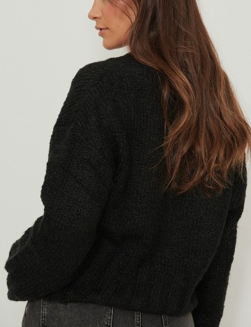 Cardigan NA-KD, negru