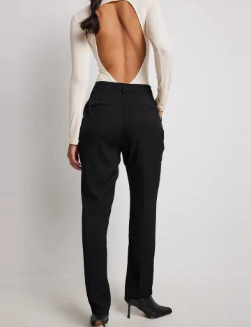 Pantaloni NA-KD, negru