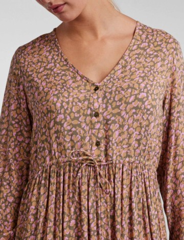 Rochie medie Pieces, mix culori