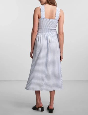 Rochie medie Pieces, albastru