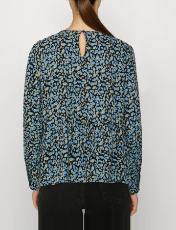 Bluza Pieces, albastru