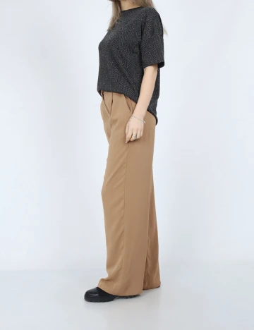 Pantaloni Vila, maro