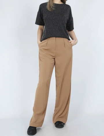 Pantaloni Vila, maro