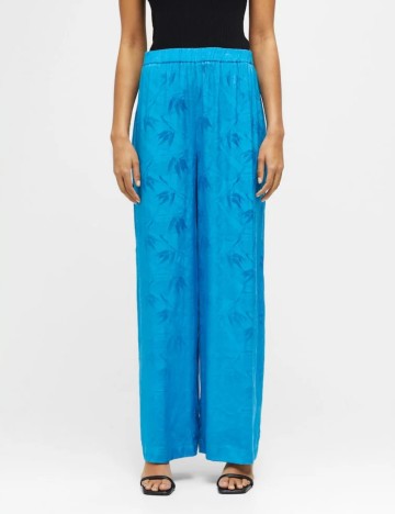 
						Pantaloni Object, albastru