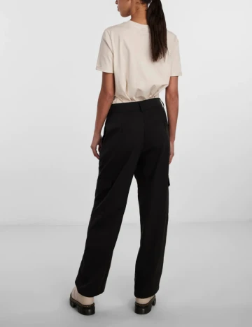 Pantaloni Pieces, negru