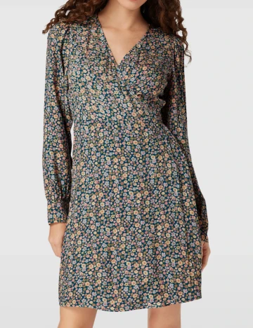 Rochie scurta Pieces, floral Floral print