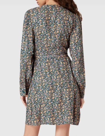 Rochie scurta Pieces, floral Floral print