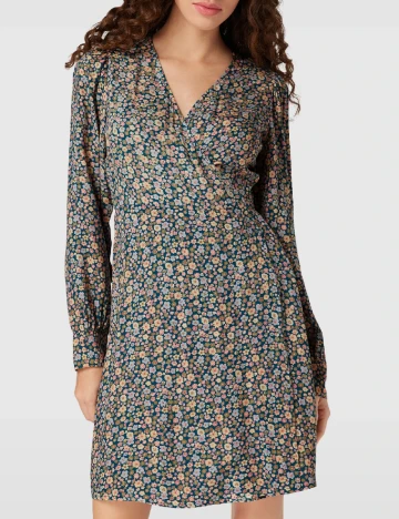 Rochie scurta Pieces, floral Floral print