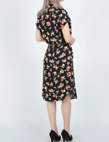 Rochie scurta Pieces, negru Negru