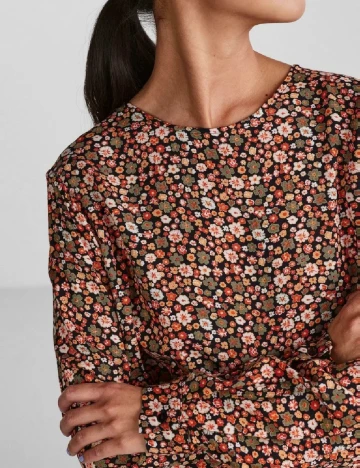 Bluza Pieces, floral print