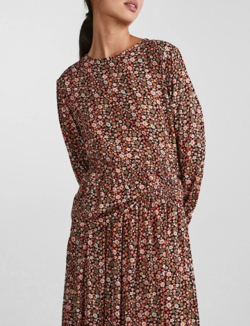 
						Bluza Pieces, floral print