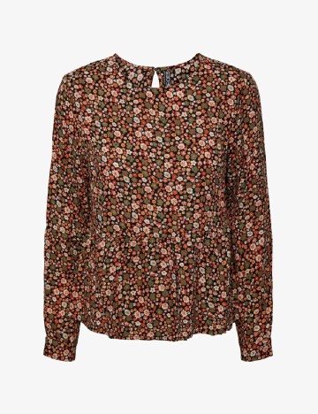 Bluza Pieces, floral print