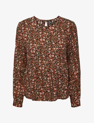 Bluza Pieces, floral print