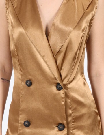 Rochie scurta Vila, auriu
