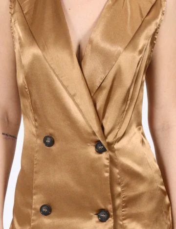Rochie scurta Vila, auriu