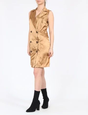 Rochie scurta Vila, auriu