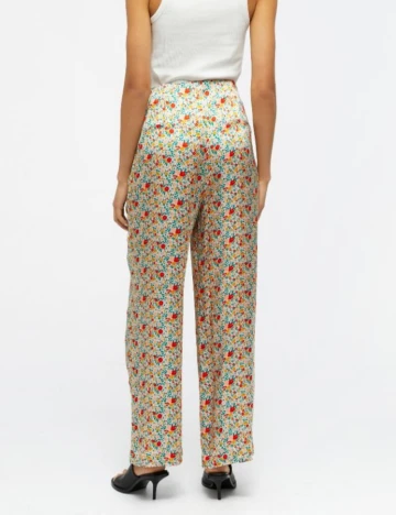 Pantaloni Object, floral