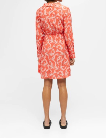 Rochie scurta Object, corai