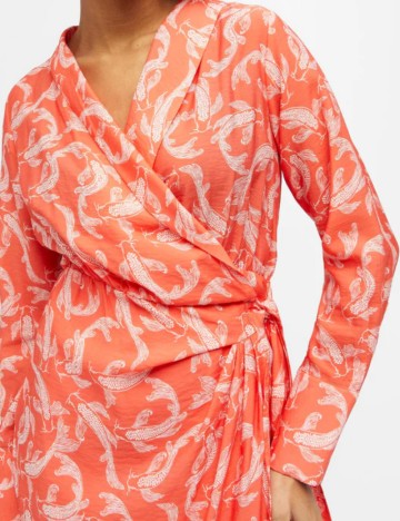 Rochie scurta Object, corai