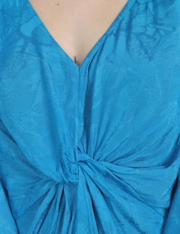 Rochie scurta Object, albastru