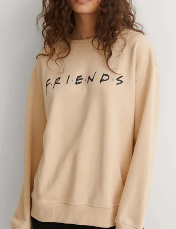 Bluza Oversize NA-KD, crem