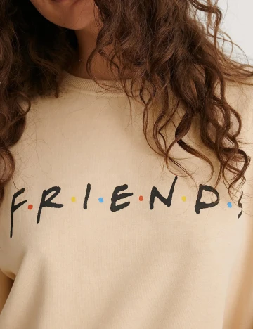 Bluza Oversize NA-KD, crem