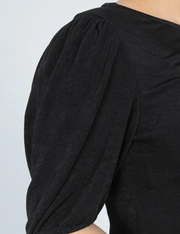 Top Mamalicious, negru Negru
