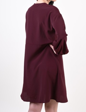 Rochie scurta Vila, visiniu