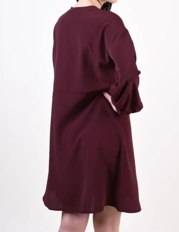 Rochie scurta Vila, visiniu