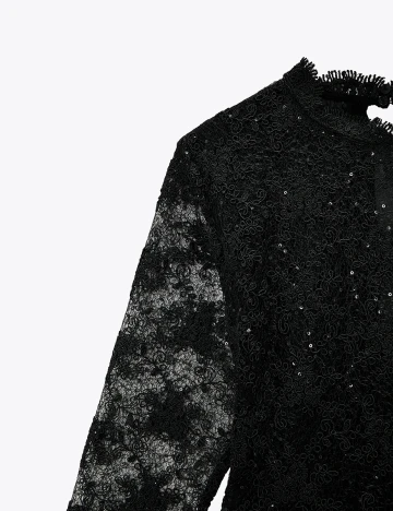 Camasa Zara, negru, M Negru