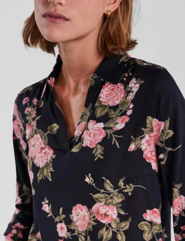 Camasa Pieces, negru
