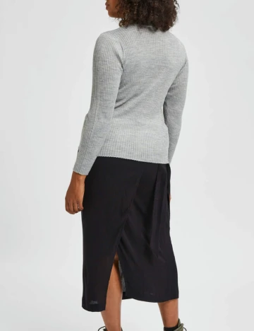 Bluza Selected Femme Plus Size, gri