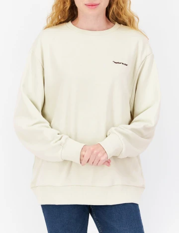 Bluza NA-KD, crem