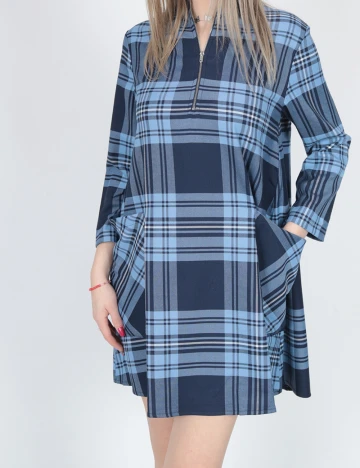 Rochie scurta NA-KD, albastru