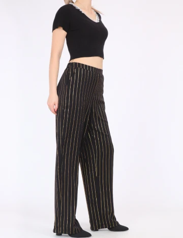 Pantaloni Vila, negru