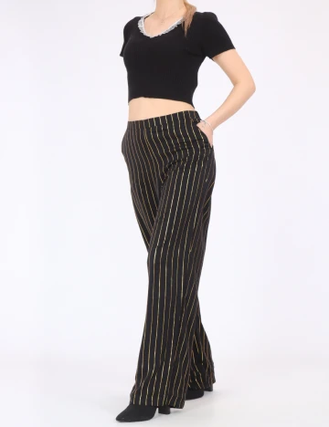 Pantaloni Vila, negru