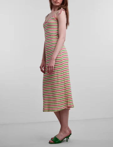 Rochie medie Pieces, mix culori