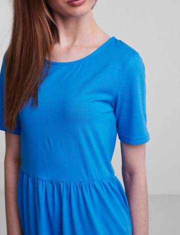 Rochie scurta Pieces, albastru
