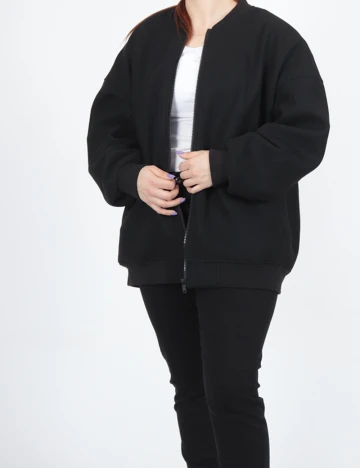 Jacheta Oversize Noisy May, negru