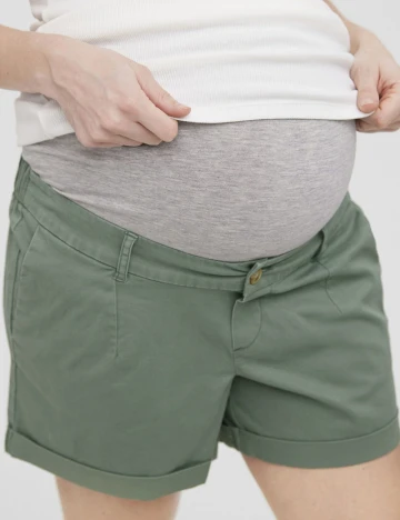 Pantaloni scurti Vero Moda Maternity, verde Verde
