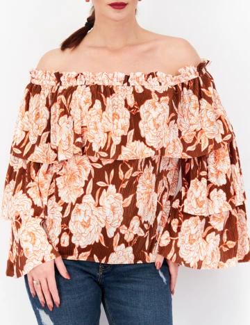 Bluza River Island, caramiziu Maro